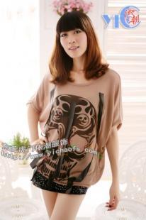 供應2012最流行的T恤款式純白印花短袖純棉T恤批發_服裝服飾_世界工廠網中國產品信息庫